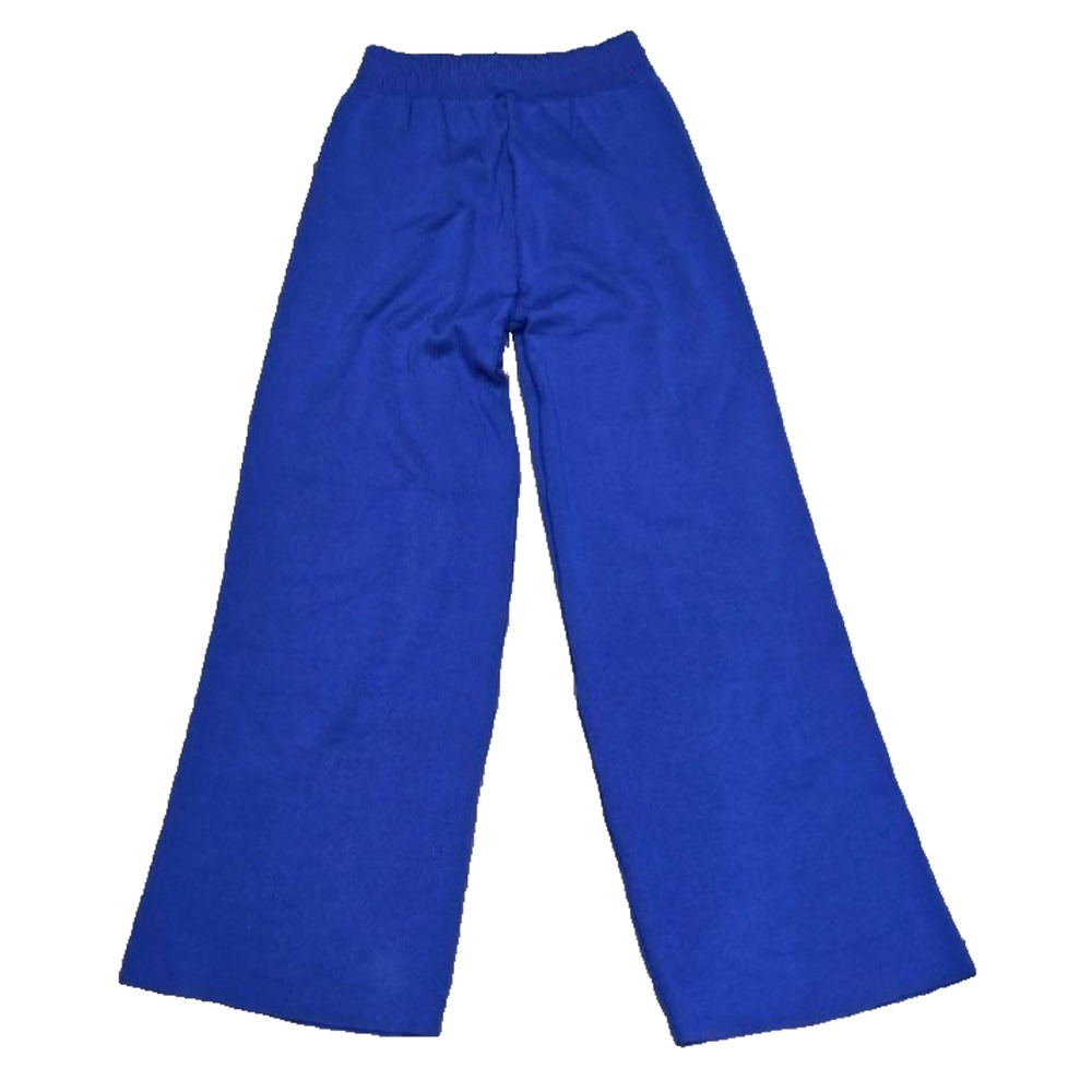 Katch me pull on wide leg preppy Y2K pants navy one size A004905